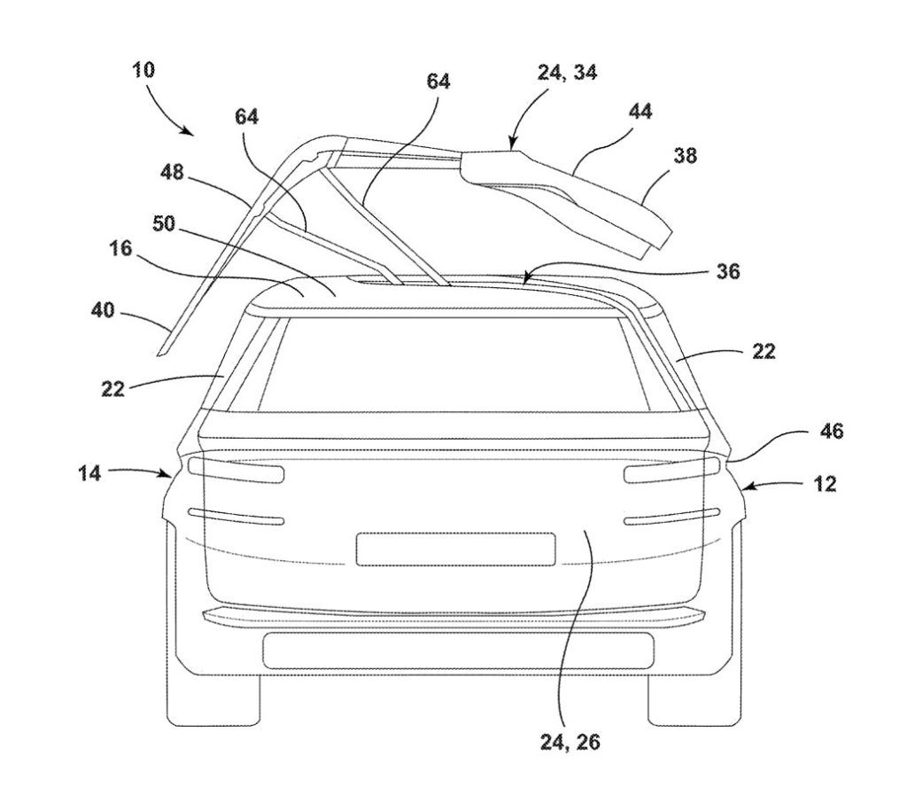 Ford Patent Draws Inspiration From The Tesla Model X